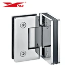 frameless shower screen curve glass door hinges 90 Degree Shower Door Pivot hinge for shower door
