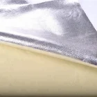 aluminum foil fire resistant flame retardant meta aramid aluminized foil fabric for workwear and gloves