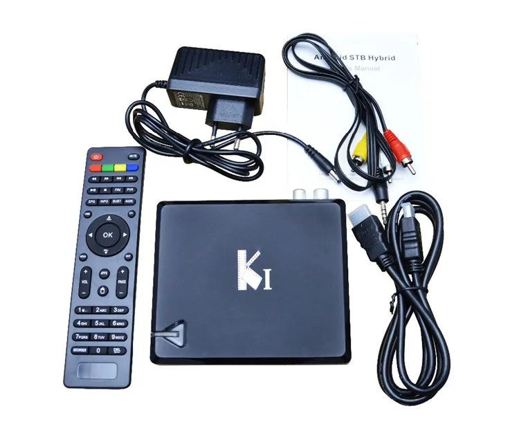 K1-T2 Android Tv Box+Dvb-T2 Terrestrial Satellite Tv Receiver K1 T2 Dvb T2 Amlogic S805 Quad Core 1Gb/8Gb K1 Dvb-T2/S2 S805