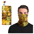 Wholesale Unisex Seamless Custom Maple Leaf Printing Bandana Scarf