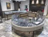 Factory customized wooden jewelry shop showcase counter for store design