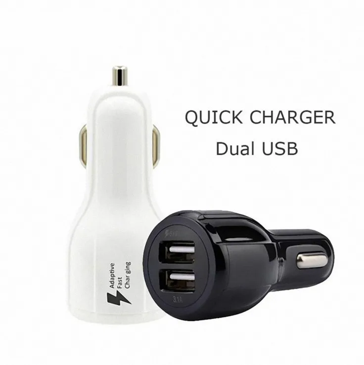 QC3.0 Quick Charge USB Car Charger With Dual Port Dual USB QC3.0 Quick Charge Car charger, Black white
QC3.0 Quick Charge USB Car Charger With Dual Port Dual USB QC3.0 Quick Charge Car charger, Black white