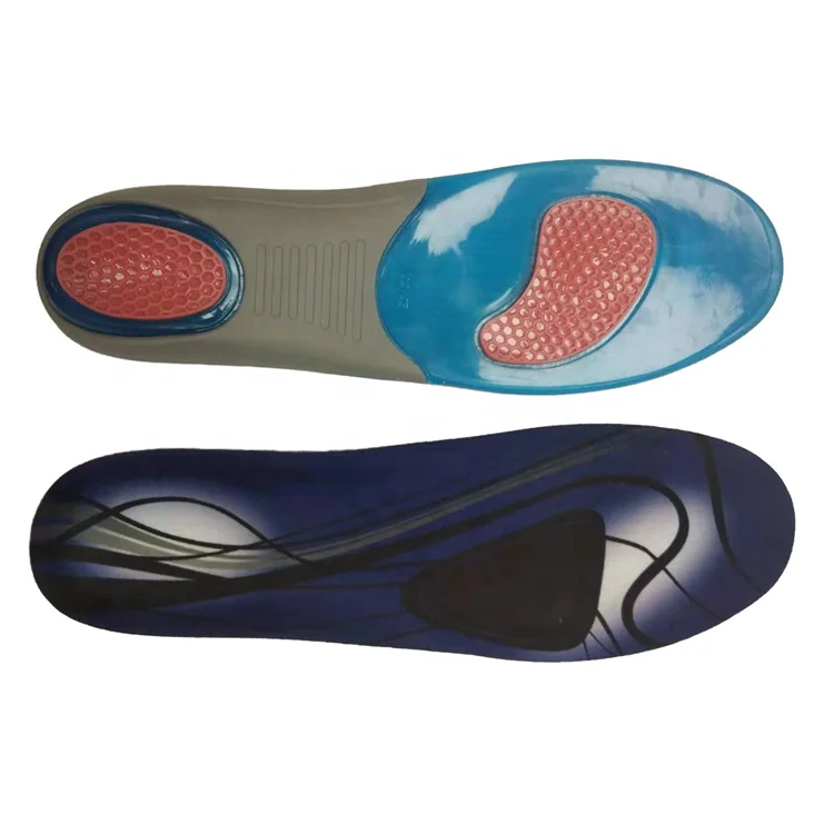 Foot Care Anti-Slip Cushions Massaging Soft Half Gel Insole For Sports Shoes