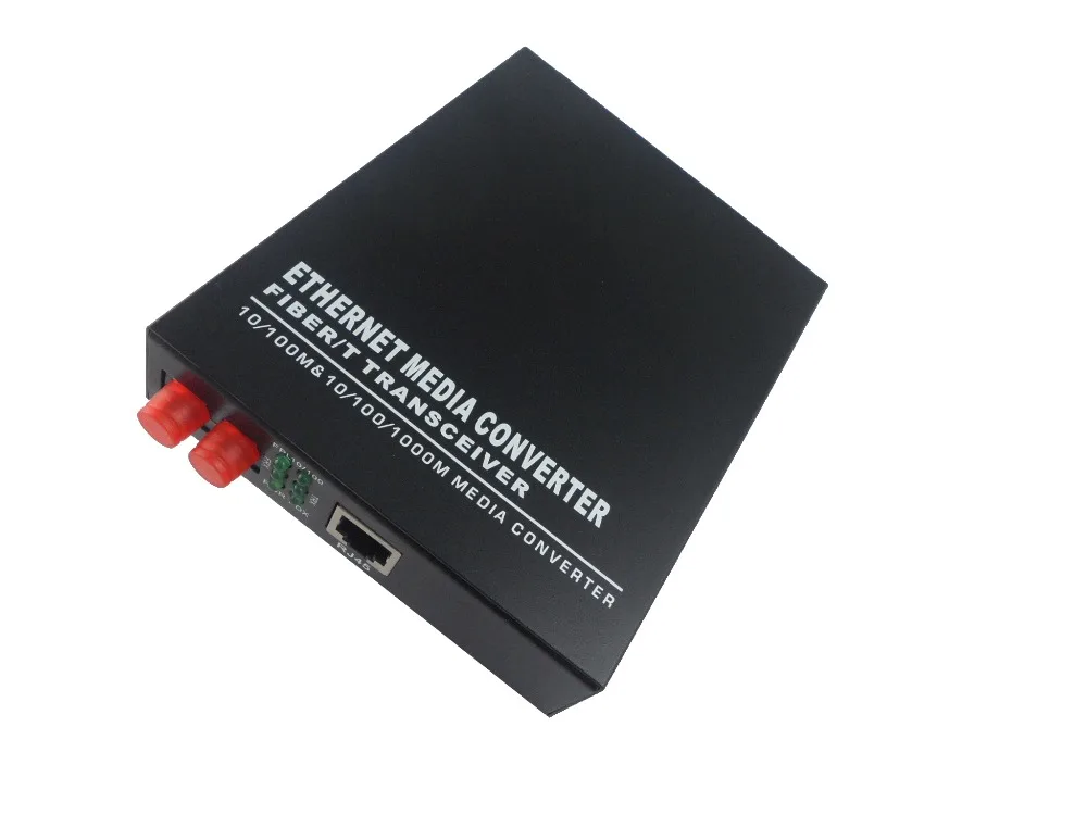 dual mode sc fc ctc optical fiber media converter