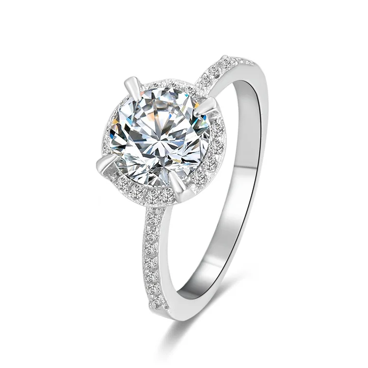 POLIVA China Custom High Quality 925 Sterling Silver Cz Zircon Diamond Engagement Ring
POLIVA China Custom High Quality 925 Sterling Silver Cz Zircon Diamond Engagement Ring