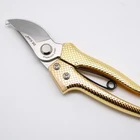 Gardeningscissors, stainless steel pruning scissors Zinc alloy handle garden shears