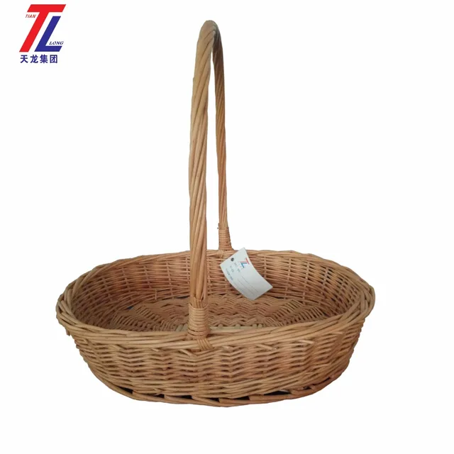 wicker woven fruit basket
