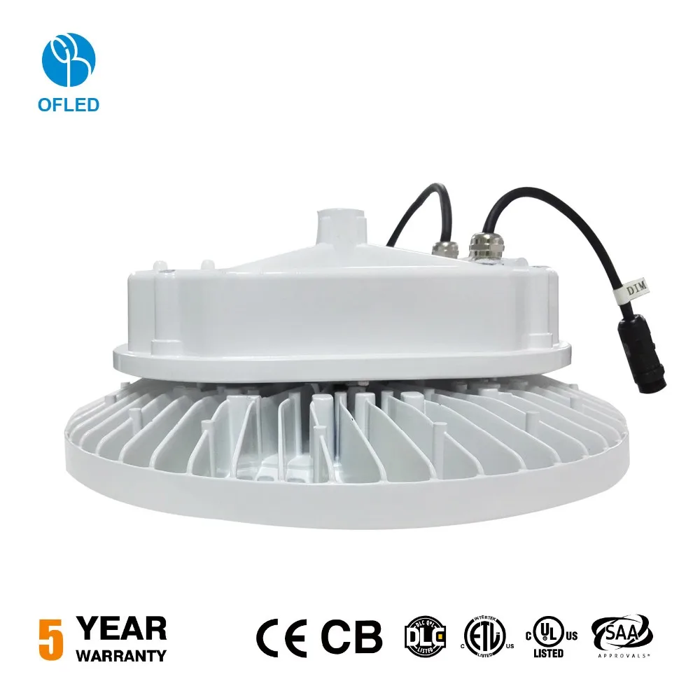5 Years Warranty 140lm/w SMD3030 IP65 Zigbee Dali Warehouse 240w Led High Bay Light Waterproof UFO High Bay - ANKUX.COM