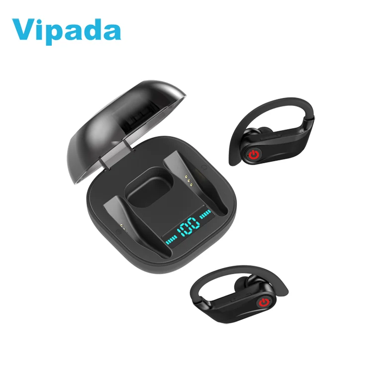 PowerHBQ Pro TWS Bluetooth 5.0 Wireless Headphones Earhook Waterproof Audifono Bluetooth Power Display HBQ Q62 Sports Earphones - ANKUX.COM