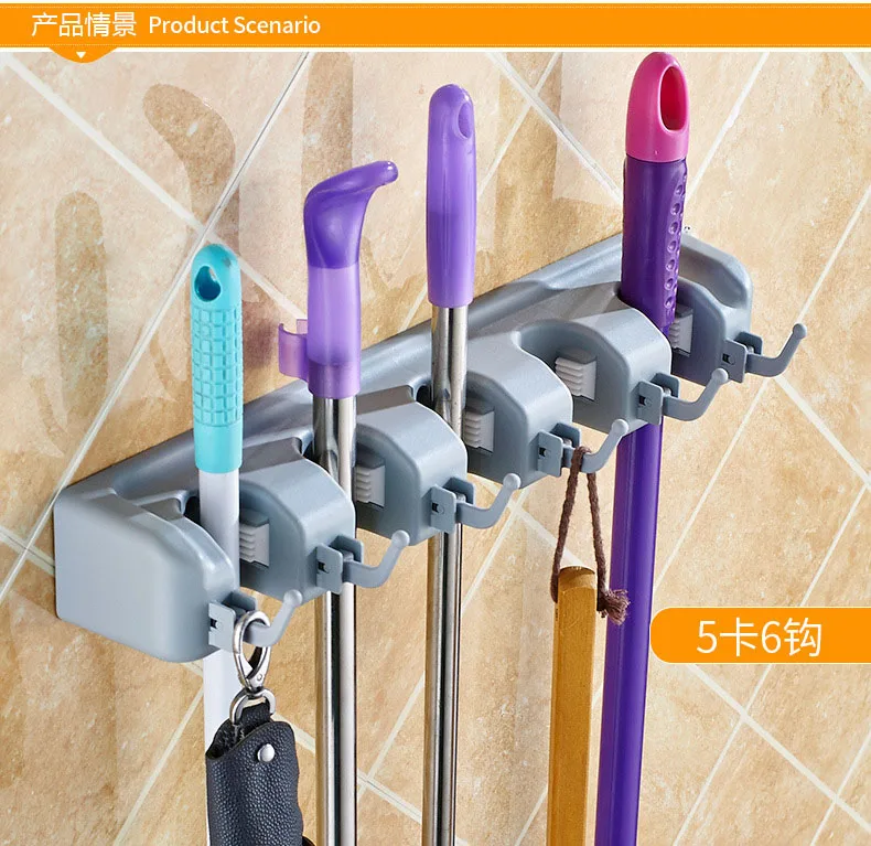 Soporte De Pared De Abs Para Fregona,Soporte De Escoba Para Jardín