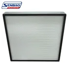 Hvac Hepa Filter H14 Pleated Laminar Air Flow Hoods Fume Laboratory AHU HVAC System H13 Mini Pleat for Cleanrooms