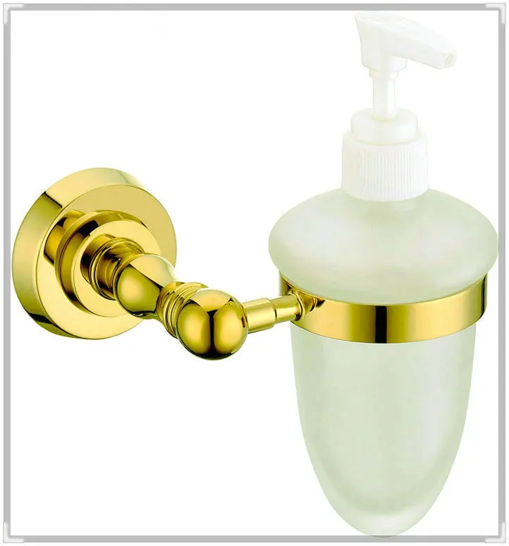 brass gold soap dispenser holder, liquid soap dispenser, bathroom fittings,bathroom accessories GB011c bathroom faucets price