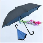 fantastic hook handle inverted reverse umbrella custom logo