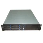 2U storage Rackmount Server case chassis with 6 Hot-Swappable SATA/SAS Drive Bay, MiniSAS /SATA connector
