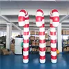 Manufacturer customized make party use advertising balloon inflatable 3mH Christmas inflatable candy cane for sale