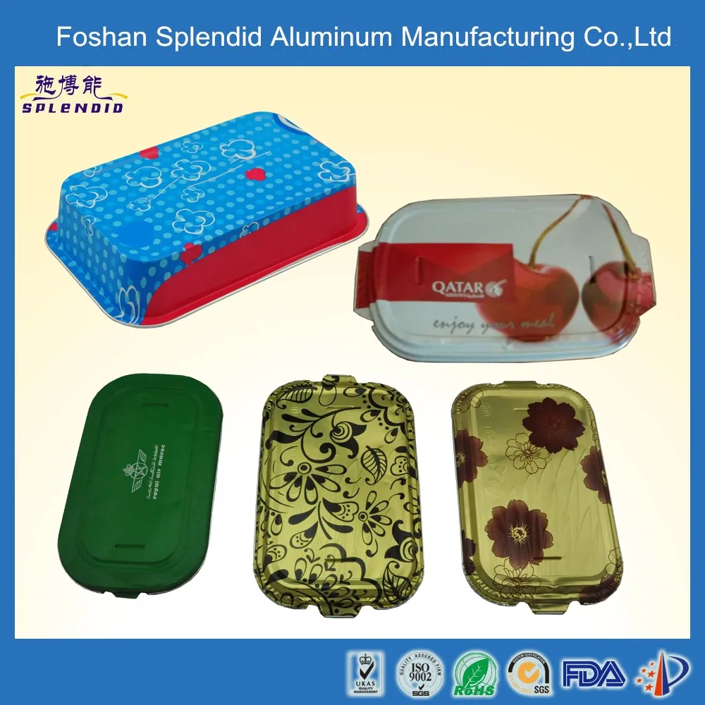 disposable colorful food packaging tray lunch box storage plate aluminum foil containers airline catering.jpg