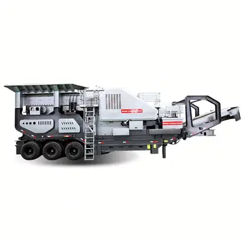 Professional screen 5 dech mobile crusher , semi mobile crusher