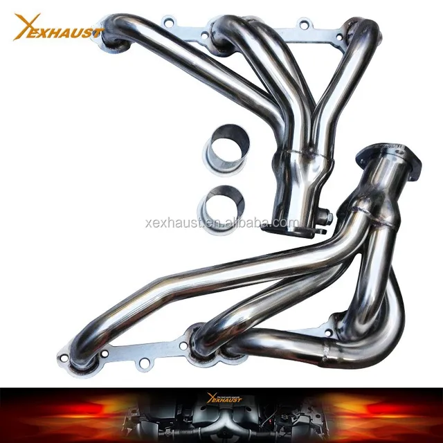 Exhaust manifold BLOK KECIL KERDIL header chevy 305 350 CID V8 8CYL Pontiac...