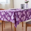 Purple Gourd 100% Polyester Table Cloth Water Repellent Printed Tablecloth