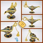 China Brass type colourful aladdin lamp souvenir lamp (QF3026-001)