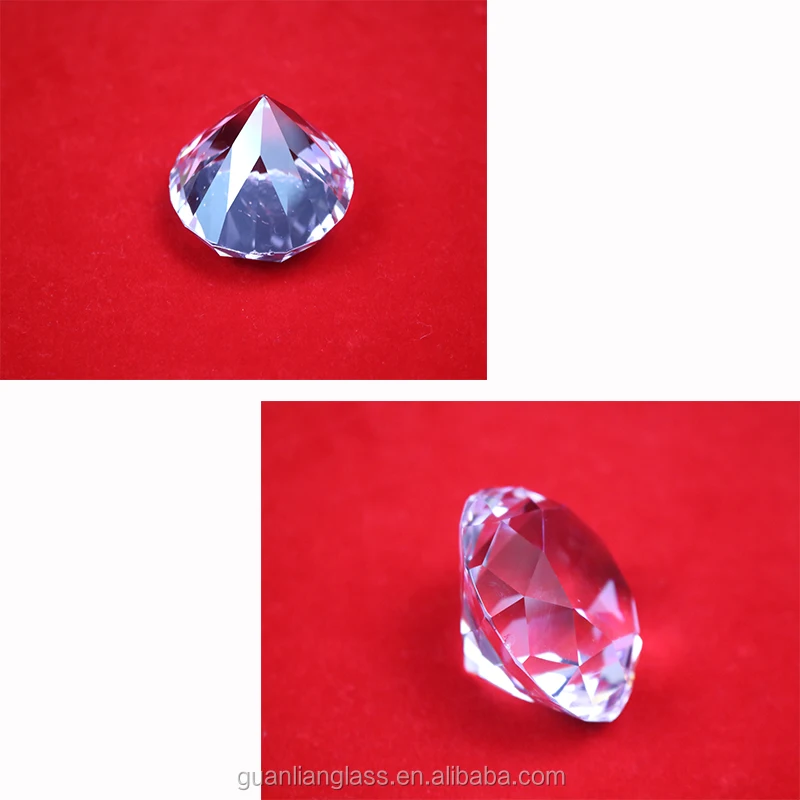 man made crystal glass decorative glass diamonds hot sale