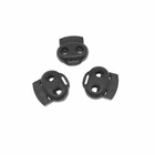 Black Color 4.0 mm Spring Drawstring Stopper Elastic Cord Lock for Hoodies