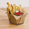 Mini Stainless Steel Wire Mesh Deep Fat Fryer French Fries Holder Basket Factory Made