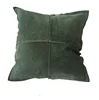 Luxury Solid color velvet and cotton cushion cover splice throw pillow covers 18x18" home decorative cushion case cover