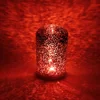 wholesale red mercury glass dome with base light
