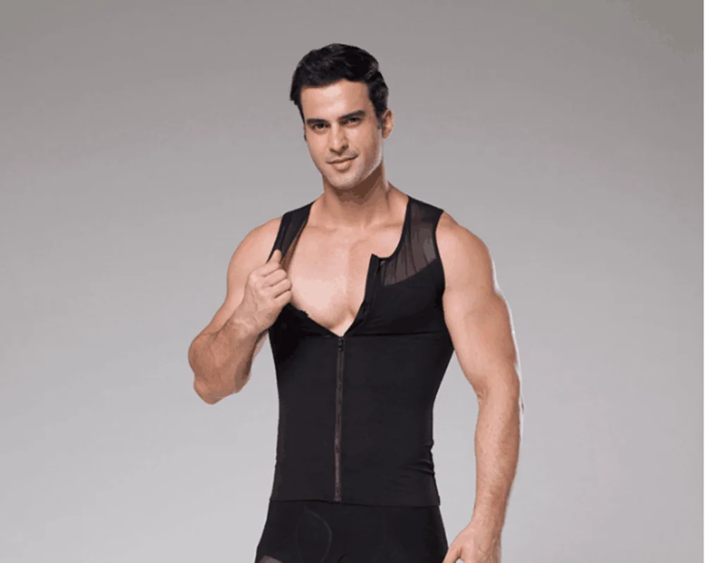 Gynecomastia Slimming Body Shapers Men Zipper Slimming Abdomen Control Corset Big Belly Trimmer Compression Vest, Black, white, grey, blue
Gynecomastia Slimming Body Shapers Men Zipper Slimming Abdomen Control Corset Big Belly Trimmer Compression Vest, Black, white, grey, blue