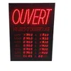 Hidly 40*60cm Indoor LED Open Closed LED Sign with Programmable Business Hours, Animated Advertising LED Display Board