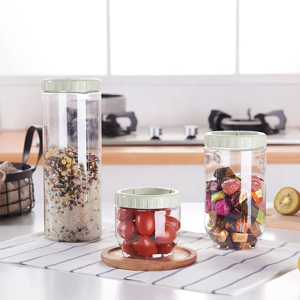 Amazon Kitchen Accessory Clear Transparent Round Plastic Lid Jar Seal Pot Cereal Bottle Food Storage Container
Amazon Kitchen Accessory Clear Transparent Round Plastic Lid Jar Seal Pot Cereal Bottle Food Storage Container