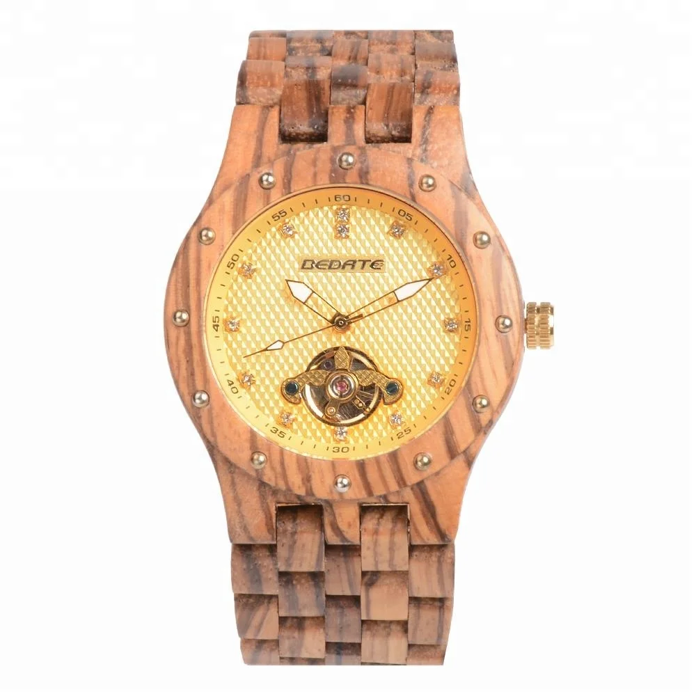 Popular Products Zebra Wood Automatic Mechanical Watch Men
Popular Products Zebra Wood Automatic Mechanical Watch Men