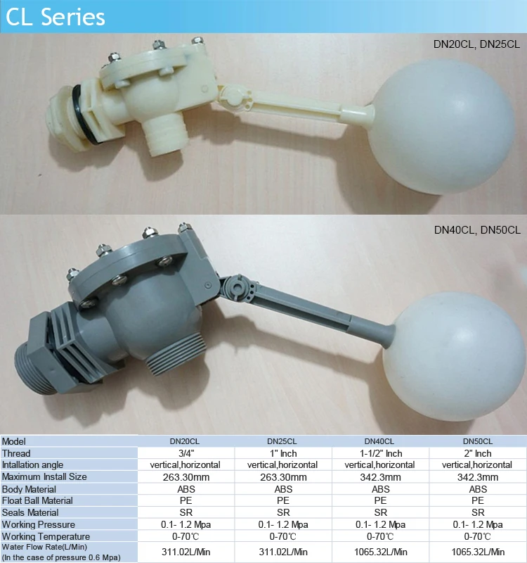 Water level controller float valve brass float valve float ball valve