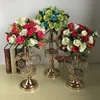 38cm High European Creative Supplies New Gold Wrought Iron Plating Wedding Table Flower Crown Centerpiece