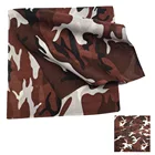 2018 new style cycling square 100% cotton hot sale camouflage biker bandana