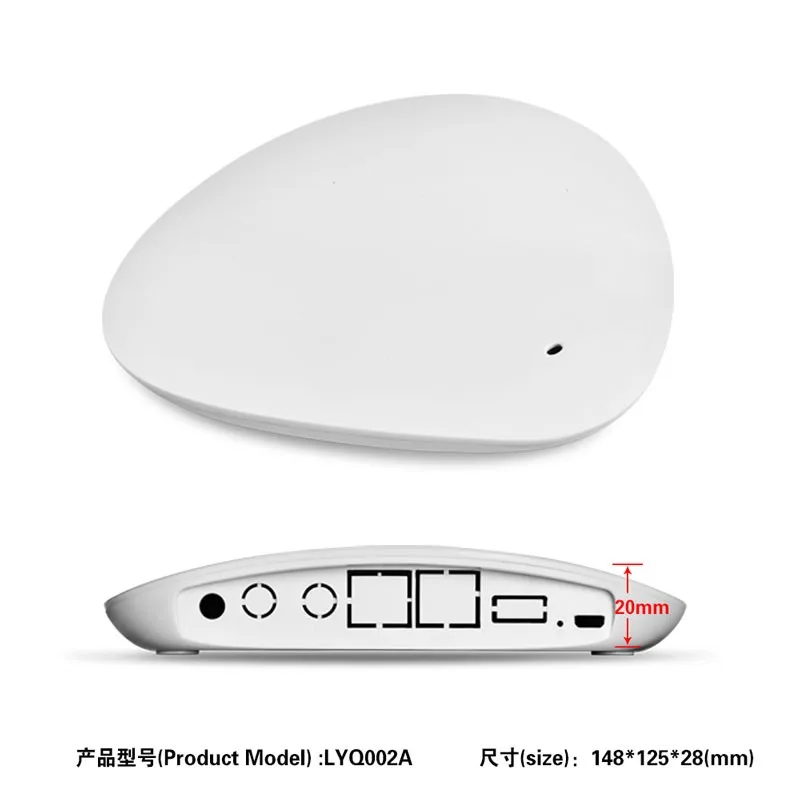 Universal UFO shape design 4g wireless wifi zigbee gateway case smart home automation - ANKUX.COM