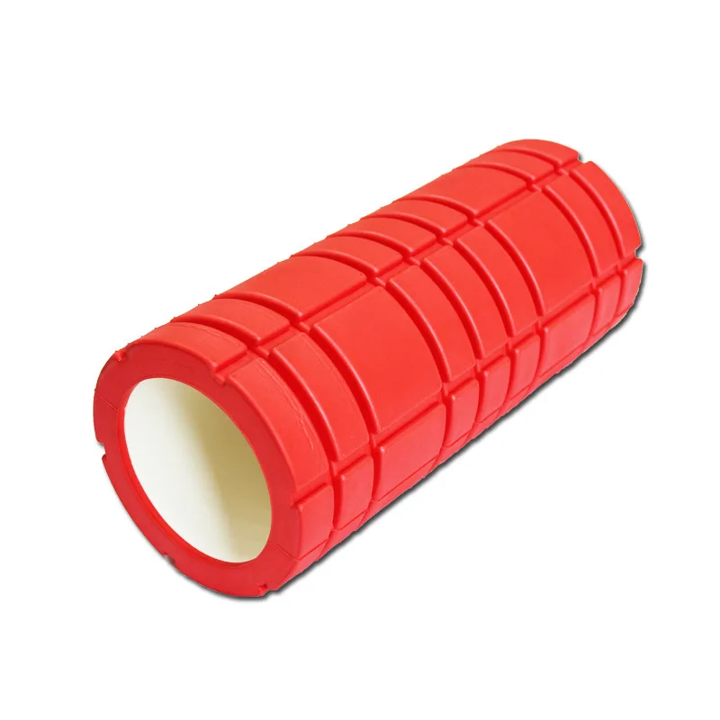 Professional EVA arrow carved hollow core foam roller tetured deep -tissue massage roller yoga fitness roller