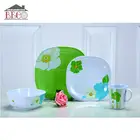 Safety Pretty Lime Green Melamine Dinnerware