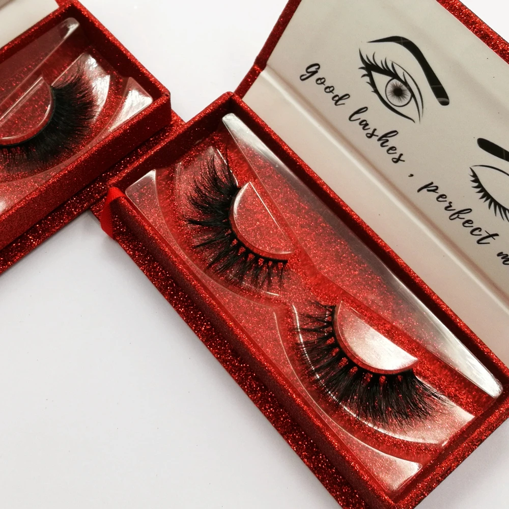 in stock red eyelashes