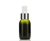 Ze Light Stock Product 50ml Serum Bottle Green Glass Dropper Fashion High Quality Cosmetic Packaging