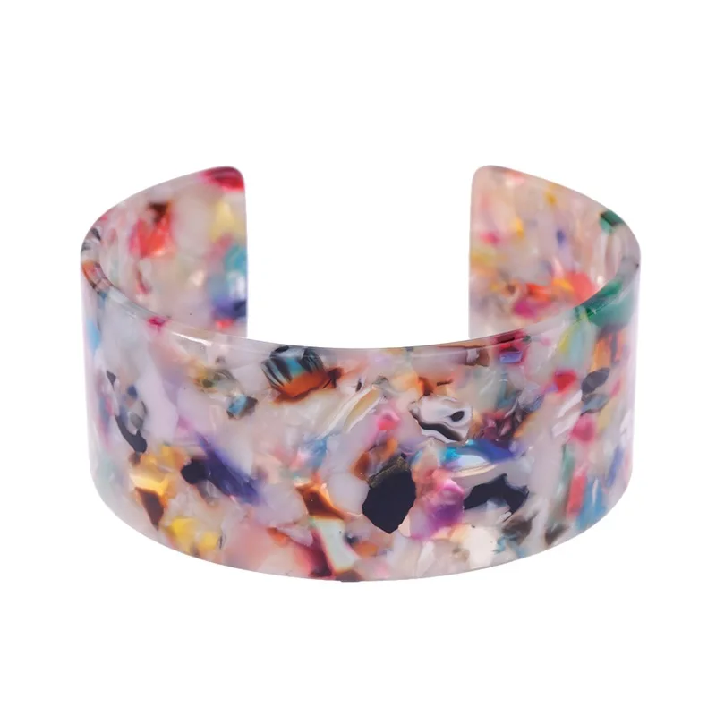Newest Women's Bangle Design Wide Bangle Cuff Bracelet Acetic Acid Acrylic Bangles
Newest Women's Bangle Design Wide Bangle Cuff Bracelet Acetic Acid Acrylic Bangles