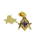 Design All Pins Custom Metal Star 2D Design Masonic Lapel Pin