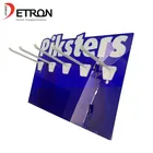 China made Countertop customized screen printing logo colored acrylic hanging display stand