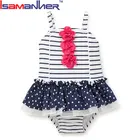 Cheap one piece little girls baby swimwear swimsuit
