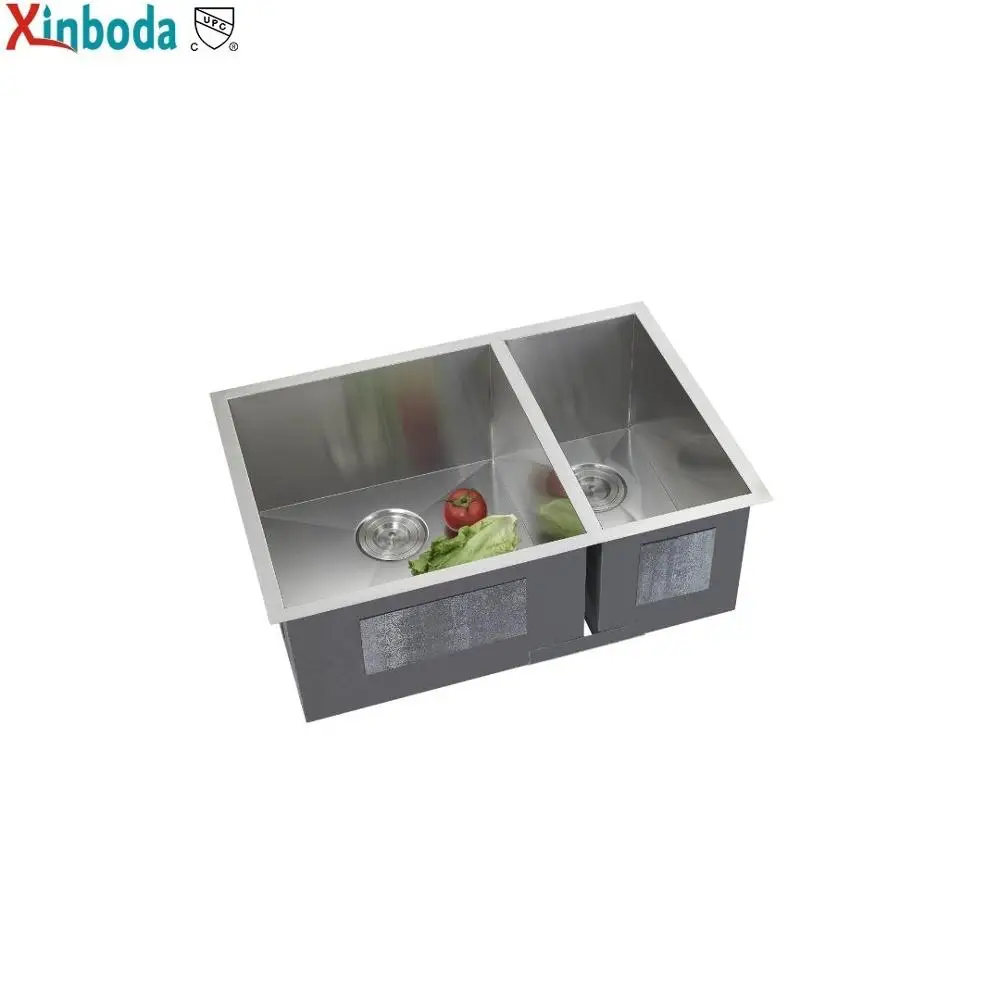 Chinese Sink 3318 Double Bowl With Tray Stainless Steel 304 Kitchen Sink In Canada Buy High Quality Kitchen Sink In World Chinese Sink Stainless