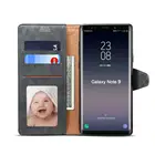 PU Leather Flip Case Cover Stand Feature Credit Cards Pocket Back Cover Case for Samsung Galaxy Note 9