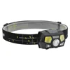 2019 New Product Amazon Hot Selling Head lamp Induction XPE LED Headlamp with red warning light