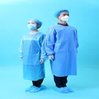 Disposable Isolation Gowns Reinforced Nonwoven Sterile Surgical Gown for Hospital