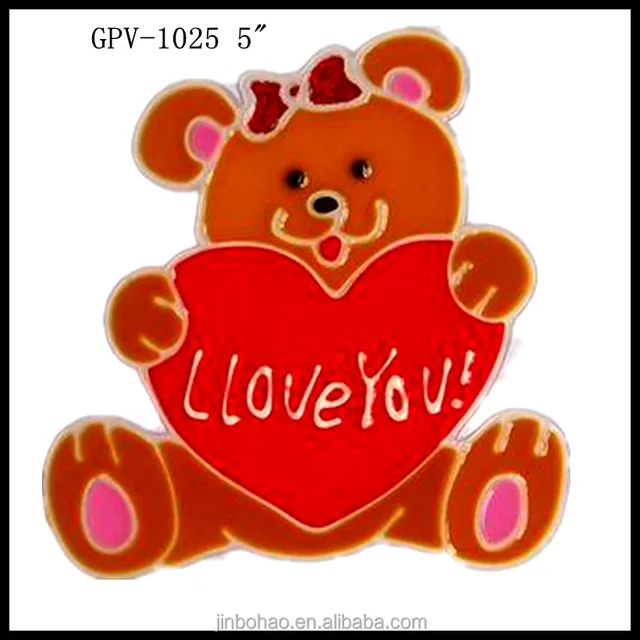 good price of valentine&#39s day gel window sticker